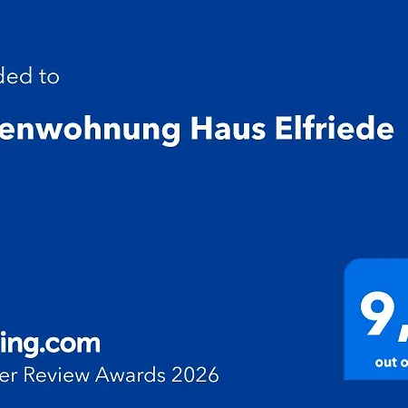 شقة Haus Elfriede